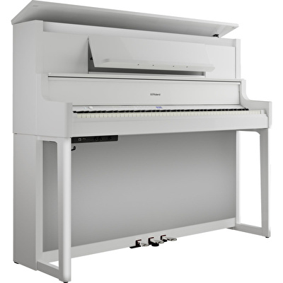 ROLAND LX-9-PW Parlak Beyaz Dijital Duvar Piyanosu (Tabure & Kulaklık Hediyeli)